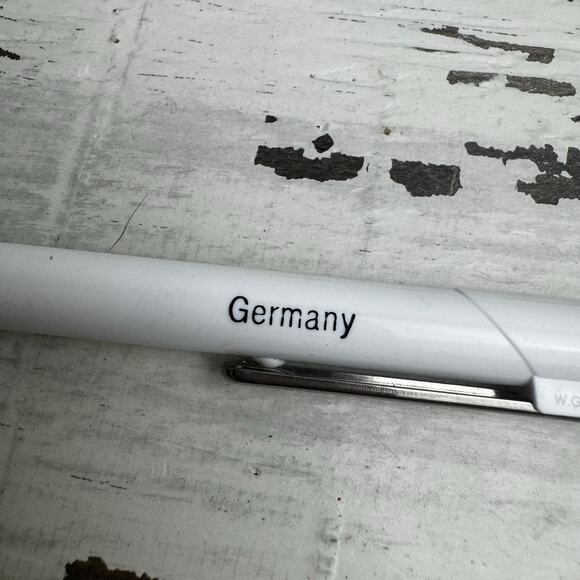 Vintage Staedtler Marsmicro Drafting Mechanical Pencil 0.7mm Germany White Blue - Picture 7 of 8